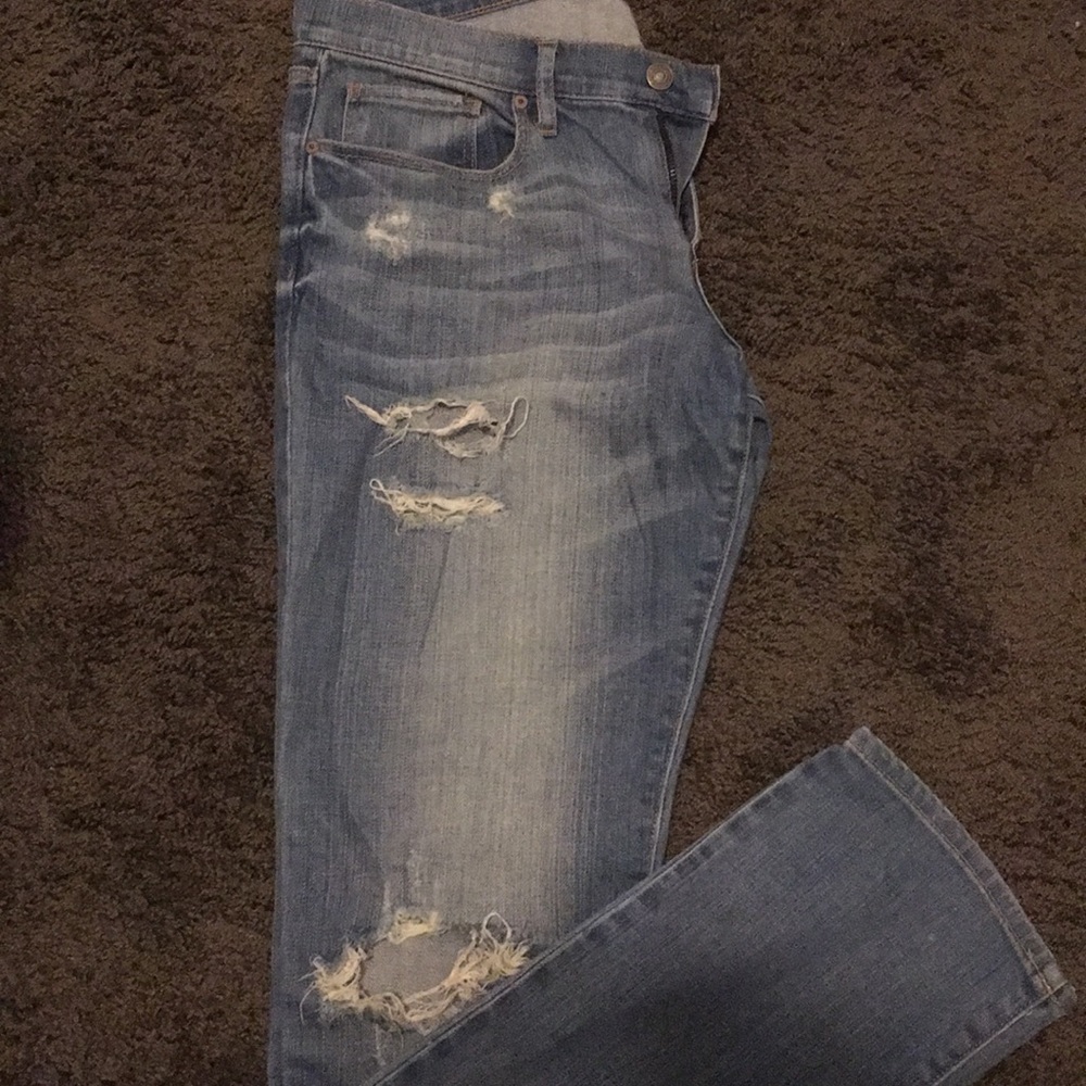Abercrombie and Fitch light wash denim jeans